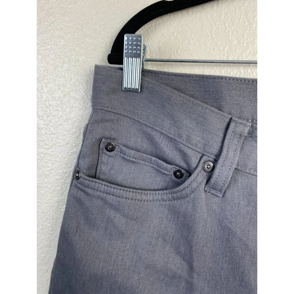 Banana Republic Mens Pants size 32 Gray Athletic Tapered Fit Business Casual‎